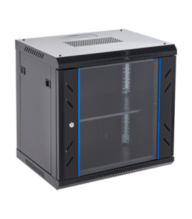 Rack perete 12U 19' 600x450, negru, seria economica - ASYTECH Networking ASY-12U-6045WL