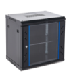 Rack perete 12U 19' 600x450, negru, seria economica - ASYTECH Networking ASY-12U-6045WL