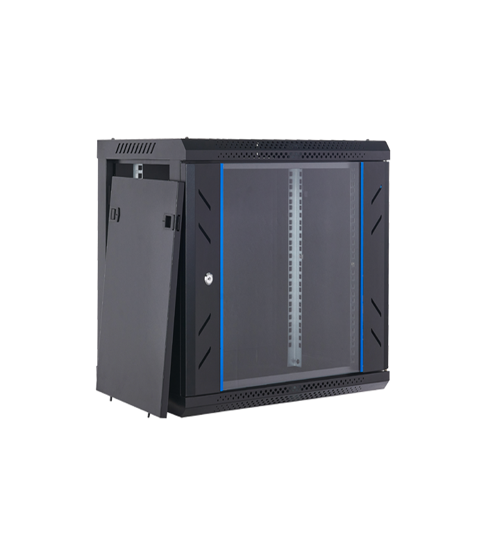 Rack perete 12U 19' 600x450, negru, seria economica - ASYTECH Networking ASY-12U-6045WL