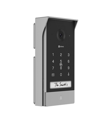 Kit video-interfon, Monitor tactil 7 inch, camera 2K, IR 5m, SDcard, Wi-Fi5, Panou Solar - EZVIZ CS-EP7-3MP-SP