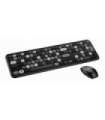 Kit wireless tastatura + mouse Serioux Colourful, negru