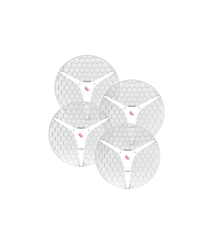 Pachet 4 bucati LHG XL HP5, antena 27dBi 5GHz, 802.11a/n, 1 x LAN, PoE - MikroTik RBLHG-5HPnD-XL(4buc)