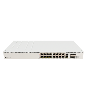 Switch 16xRJ45 PoE Gigabit, 2xRJ 45 consola, 4 SFP 10G, Management - MIKROTIK CRS320-8P-8B-4S+RM