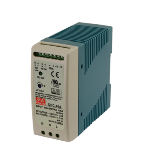 Sursa de alimentare in comutatie, 13.8V / 2.9A, sina DIN, backup - MEAN WELL DRC-40A