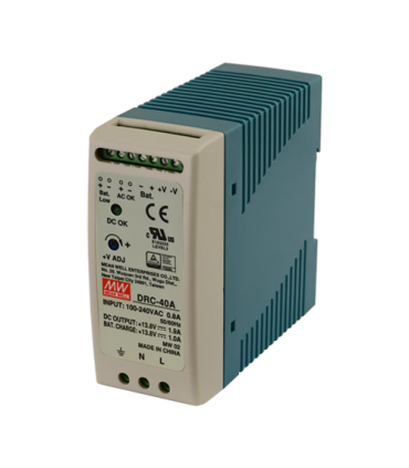 Sursa de alimentare in comutatie, 13.8V / 2.9A, sina DIN, backup - MEAN WELL DRC-40A