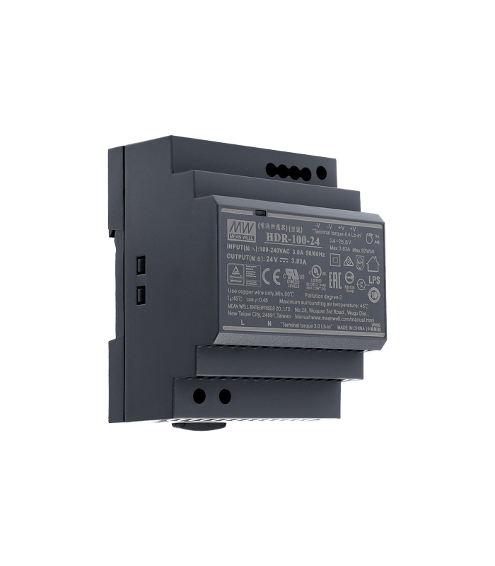 Sursa de alimentare in comutatie, 24V / 3.83A, sina DIN - MEAN WELL HDR-100-24