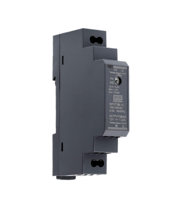 Sursa de alimentare in comutatie, 12V / 1.25A, sina DIN - MEAN WELL HDR-15-12
