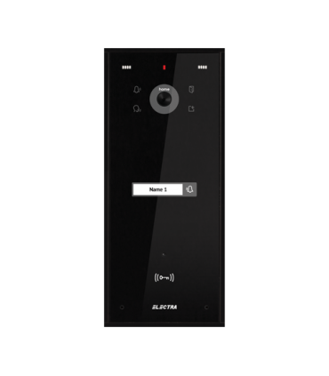 Panou exterior video Home pentru 1 Familie - SMART, G3, montaj aparent, NEGRU - ELECTRA VPH.01S03.ELBTL