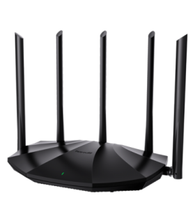 Router Wi-Fi 6, DualBand 2.4Ghz/5GHz, 300+1201Mbps, 5x6dBi, 4 porturi Gigabit - TENDA TND-TX2-PRO