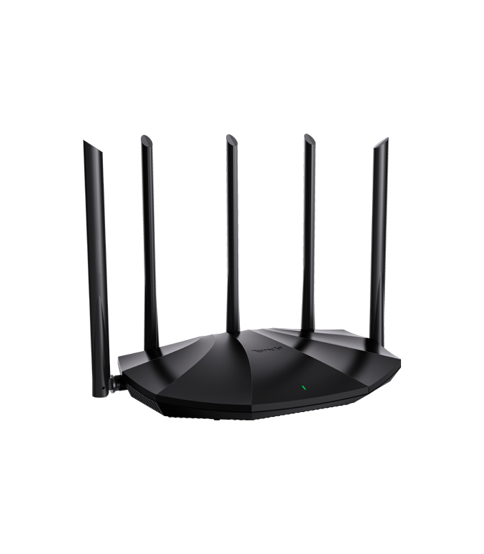 Router Wi-Fi 6, DualBand 2.4Ghz/5GHz, 300+1201Mbps, 5x6dBi, 4 porturi Gigabit - TENDA TND-TX2-PRO