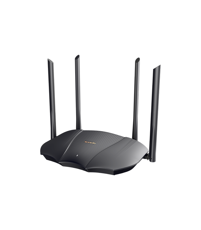 Router Wi-Fi 6, DualBand 2.4Ghz/5GHz, 574+2402Mbps, 4x6dBi, 3 porturi Gigabit - TENDA TND-TX12
