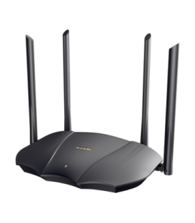 Router Wi-Fi 6, DualBand 2.4Ghz/5GHz, 574+2402Mbps, 4x6dBi, 3 porturi Gigabit - TENDA TND-TX12