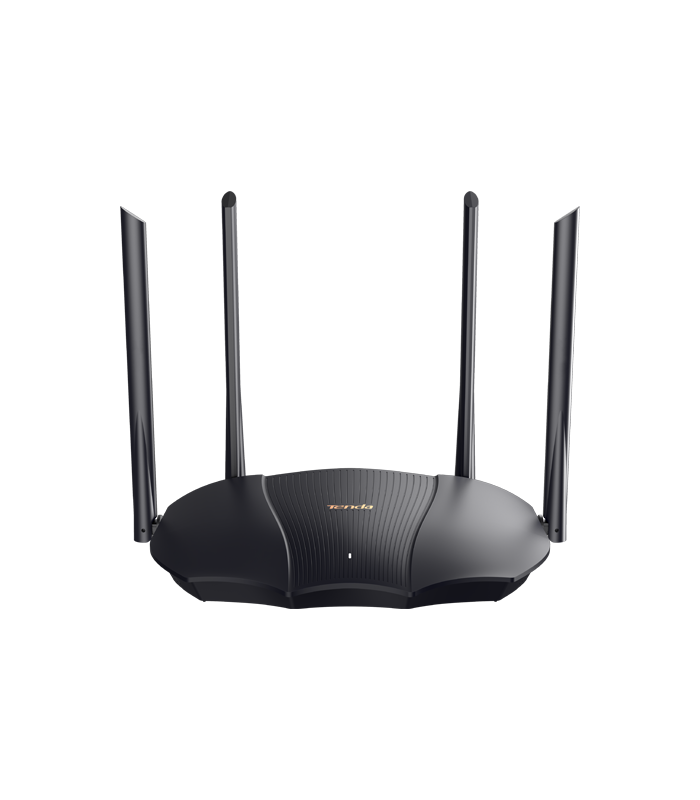 Router Wi-Fi 6, DualBand 2.4Ghz/5GHz, 574+2402Mbps, 4x6dBi, 3 porturi Gigabit - TENDA TND-TX12