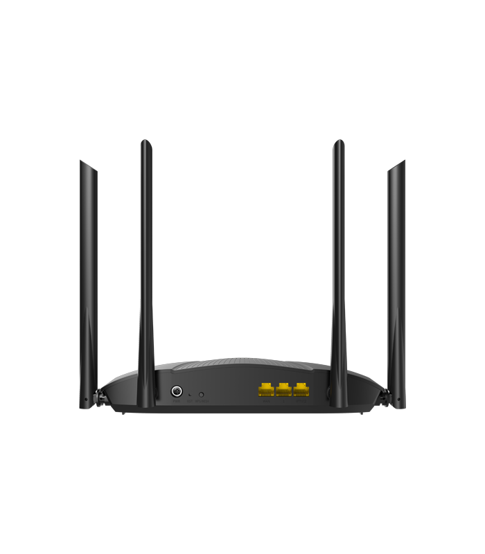 Router Wi-Fi 6, DualBand 2.4Ghz/5GHz, 574+2402Mbps, 4x6dBi, 3 porturi Gigabit - TENDA TND-TX12