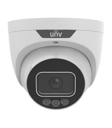 ColorHunter - Camera IP, 8MP, lentila 2.8mm, IR 30m, WL 30m,  Audio, Alarma, PoE - UNV IPC3638SS-ADF28KMC-I1