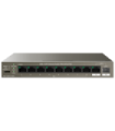 Switch 8 porturi Gigabit PoE, 1 port Uplink Gigabit, 1 port SFP Uplink Gigabit - Tenda TND-TEG1110PF-8-102W