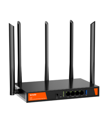 Router WiFi 6 Dual Band, 4 porturi Gigabit, AX3000, Management - TENDA TND-W30E