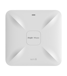 Access Point Wireless AX1800 Dual-Band, Wi-Fi 6, 2x RJ45 Gigabit, PoE IN, Cloud Management - Ruijie RG-RAP2260(G)