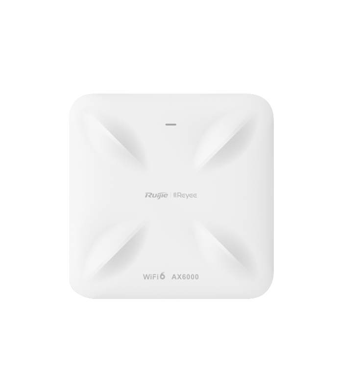 Access Point Wireless AX6000 Dual-Band, Wi-Fi 6, 2x RJ45 2.5G, PoE IN, Cloud Management - Ruijie RG-RAP2260(H)