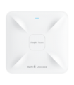 Access Point Wireless AX3000 Dual-Band, Wi-Fi 6, 1x RJ45 2.5G, 1x RJ45 1G, PoE IN, Cloud Management - Ruijie RG-RAP2260