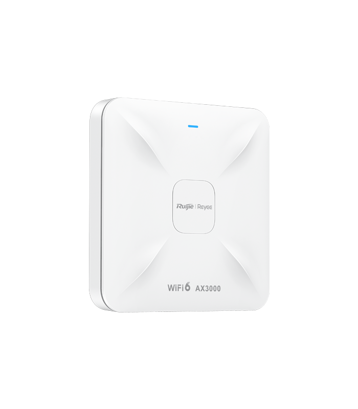 Access Point Wireless AX3000 Dual-Band, Wi-Fi 6, 1x RJ45 2.5G, 1x RJ45 1G, PoE IN, Cloud Management - Ruijie RG-RAP2260
