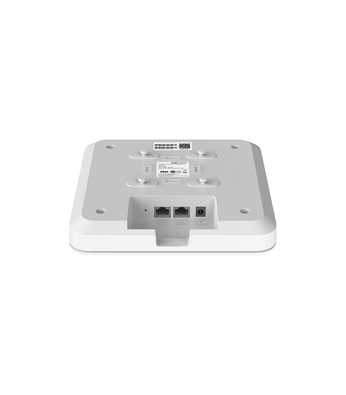 Access Point Wireless AX3200 Dual-Band, Wi-Fi 6, 1x RJ45 2.5G, 1x RJ45 1G, PoE IN, Cloud Management - Ruijie RG-RAP2260(E)