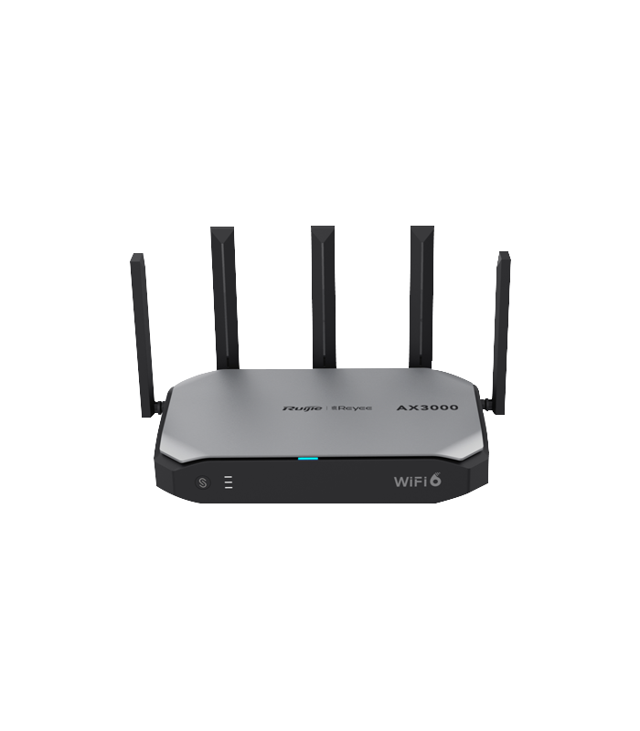 Router WiFi 6 Dual Band, 5 porturi GE, AX3000, Cloud Management - Ruijie RG-EG105GW-X