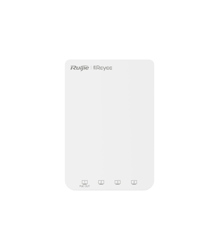 Access Point Wireless AC1300 Dual-Band, Wi-Fi 5, 2 dBi, 5x RJ45 Gigabit, PoE IN, Cloud Management - Ruijie RG-RAP1200(P)