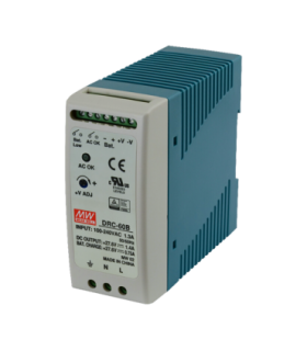 Sursa de alimentare in comutatie, 27.6V / 1.4A + 0.75A, sina DIN, backup - MEAN WELL DRC-60B