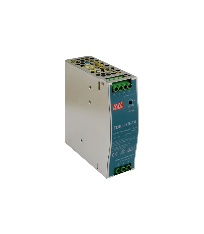 Sursa de alimentare in comutatie, 24V / 5A, sina DIN - MEAN WELL EDR-120-24