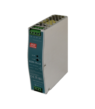 Sursa de alimentare in comutatie, 12V / 6.3A, sina DIN - MEAN WELL EDR-75-12