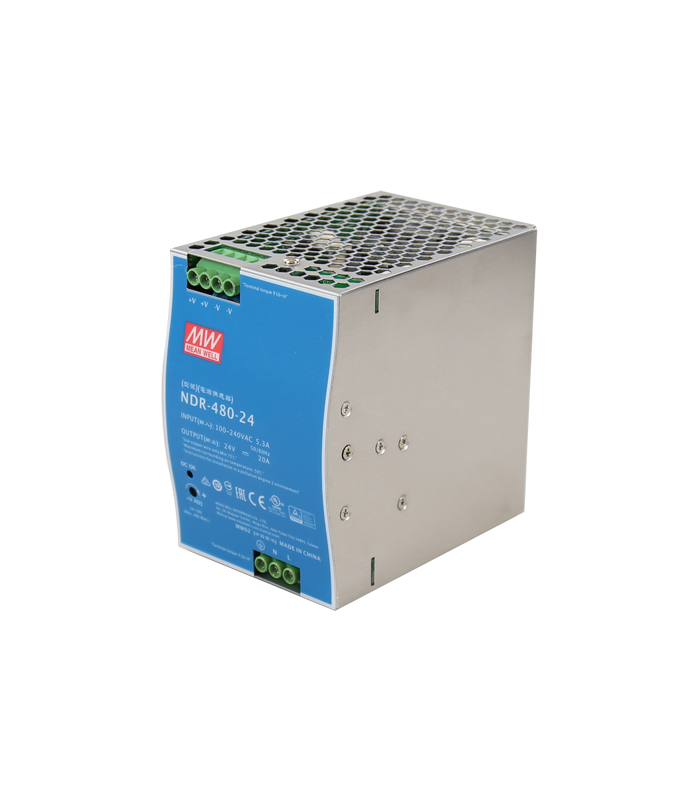 Sursa de alimentare in comutatie, 24V / 20A, sina DIN - MEAN WELL NDR-480-24