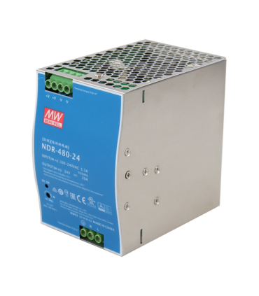 Sursa de alimentare in comutatie, 24V / 20A, sina DIN - MEAN WELL NDR-480-24