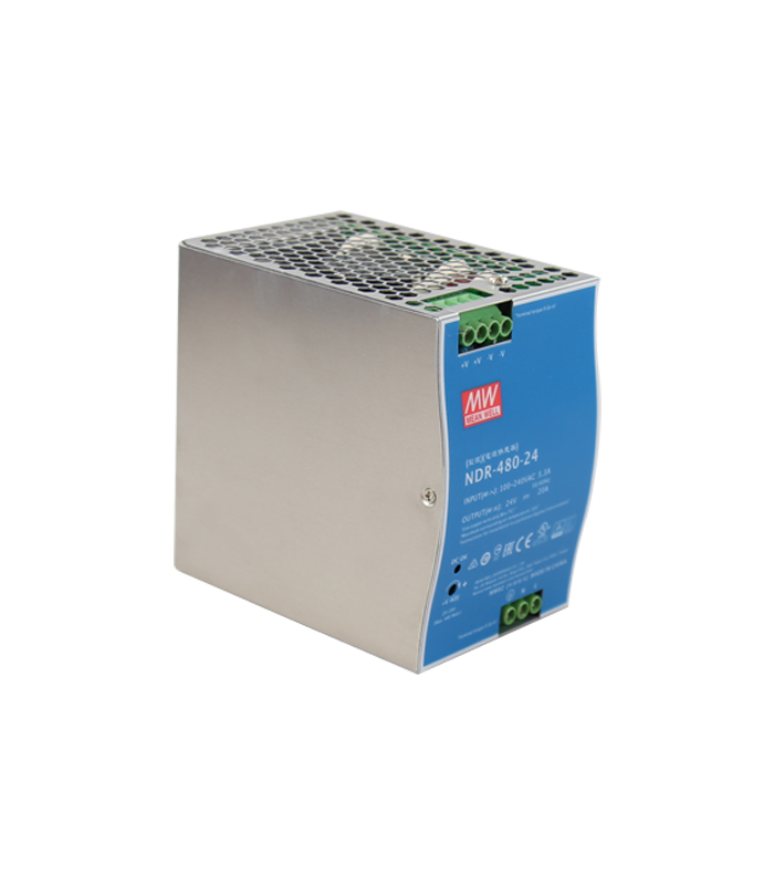 Sursa de alimentare in comutatie, 24V / 20A, sina DIN - MEAN WELL NDR-480-24
