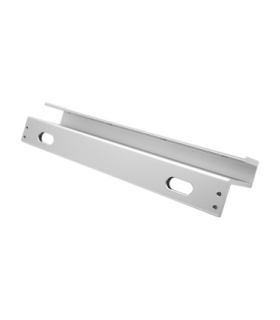 Suport aluminiu UZL pt. montaj electromagnet tip CSE-280P pe usi sticla fara rama CSE-280P-UZL