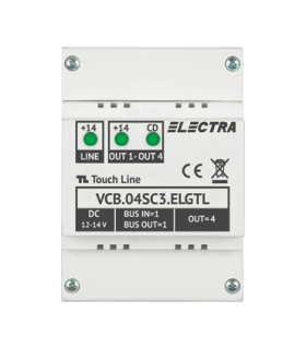 Doza derivatie video 4 iesiri - ELECTRA VCB.04SC3.ELGTL