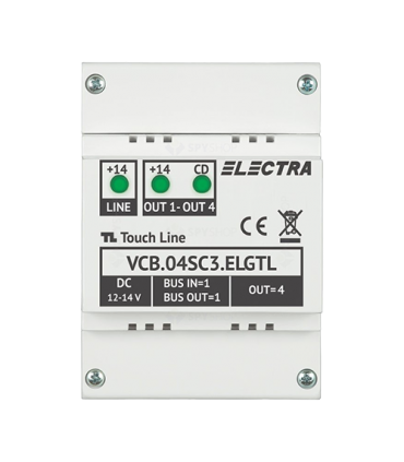 Doza derivatie video 4 iesiri - ELECTRA VCB.04SC3.ELGTL