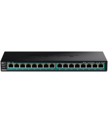Switch 16 porturi Gigabit PoE/PoE+ 120W - TRENDnet TPE-TG161H
