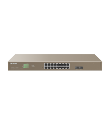 Switch 16 porturi PoE Gigabit, 2 porturi SFP Gigabit, Cloud Management - IP-COM G3318P-16-250W