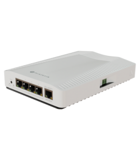 Router 4 porturi 10G, 1 port 1G, sina DIN - MikroTik CRS304-4XG-IN