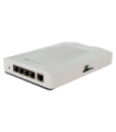 Router 4 porturi 10G, 1 port 1G, sina DIN - MikroTik CRS304-4XG-IN