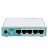 Router hEX, 5 porturi Gigabit, USB, PoE IN - MikroTik E50UG
