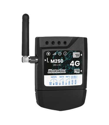 Controller GSM 4G, Bluetooth, 2 relee, card SIM inclus MOTORLINE GSM-M250