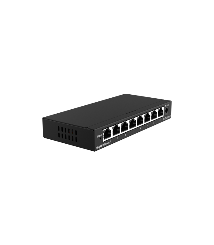 Switch 8 porturi RJ45 Gigabit, L2 Cloud Management - Ruijie RG-ES208GC