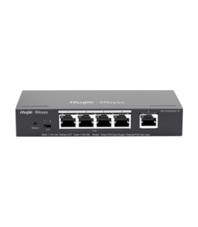 Switch 4 porturi PoE+ RJ45 Gigabit, 1 port uplink RJ45 Gigabit, L2 Cloud Management - Ruijie RG-ES205GC-P