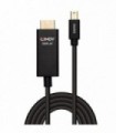 Cablu Lindy LY-40922 Mini DisplayPort to HDMI Cable 2m negru
