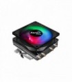 Cooler procesor Aerocool Air Frost 4 negru iluminare fRGB 4 heatpipe-uri direct touch de 6mm
