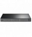 Switch TP-Link JetStream 48-Port Gigabit L2 Managed TL-SG3452P interfata:  48× Porturi RJ45 10/100/1000 Mbps