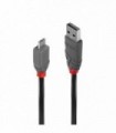 Cablu transfer Lindy LY-36735 USB 2.0 Type A to MicroUSB 5m Anthra Line