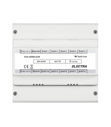 Doza derivatie video 10 iesiri REZIDENTIAL - ELECTRA VCB.10DR03.ELW0R